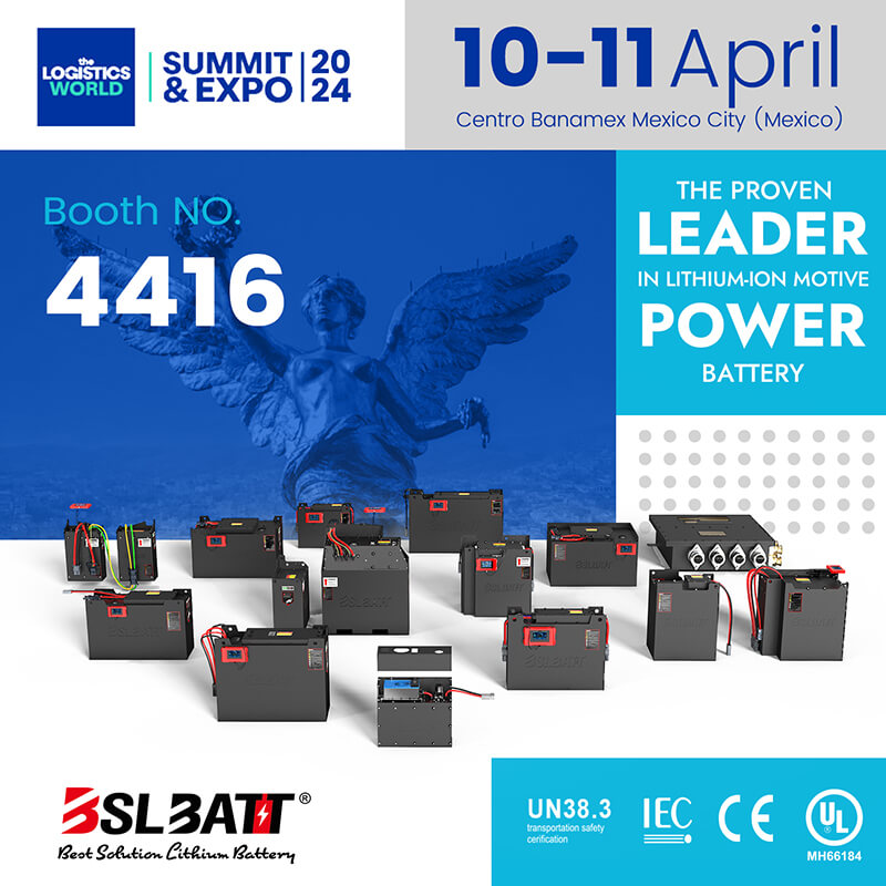 The Logistics World Summit & Expo 2024-BSL Battery Debuts Top Lithium Battery Product